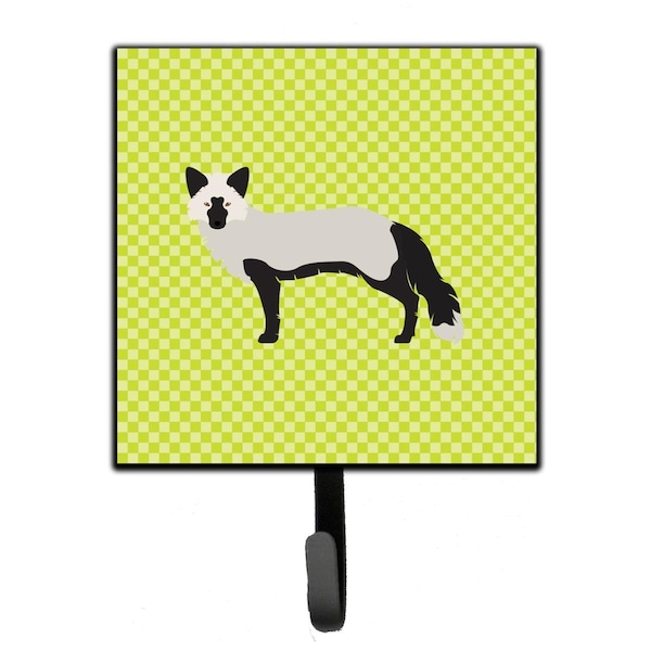 Carolines Treasures Silver Fox Green Leash or Key Holder BB7697SH4 - main